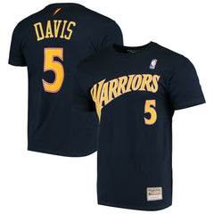 NBA Baron Davis Golden State Warriors Hardwood Classics Stitch Name & Number T-Shirt sale