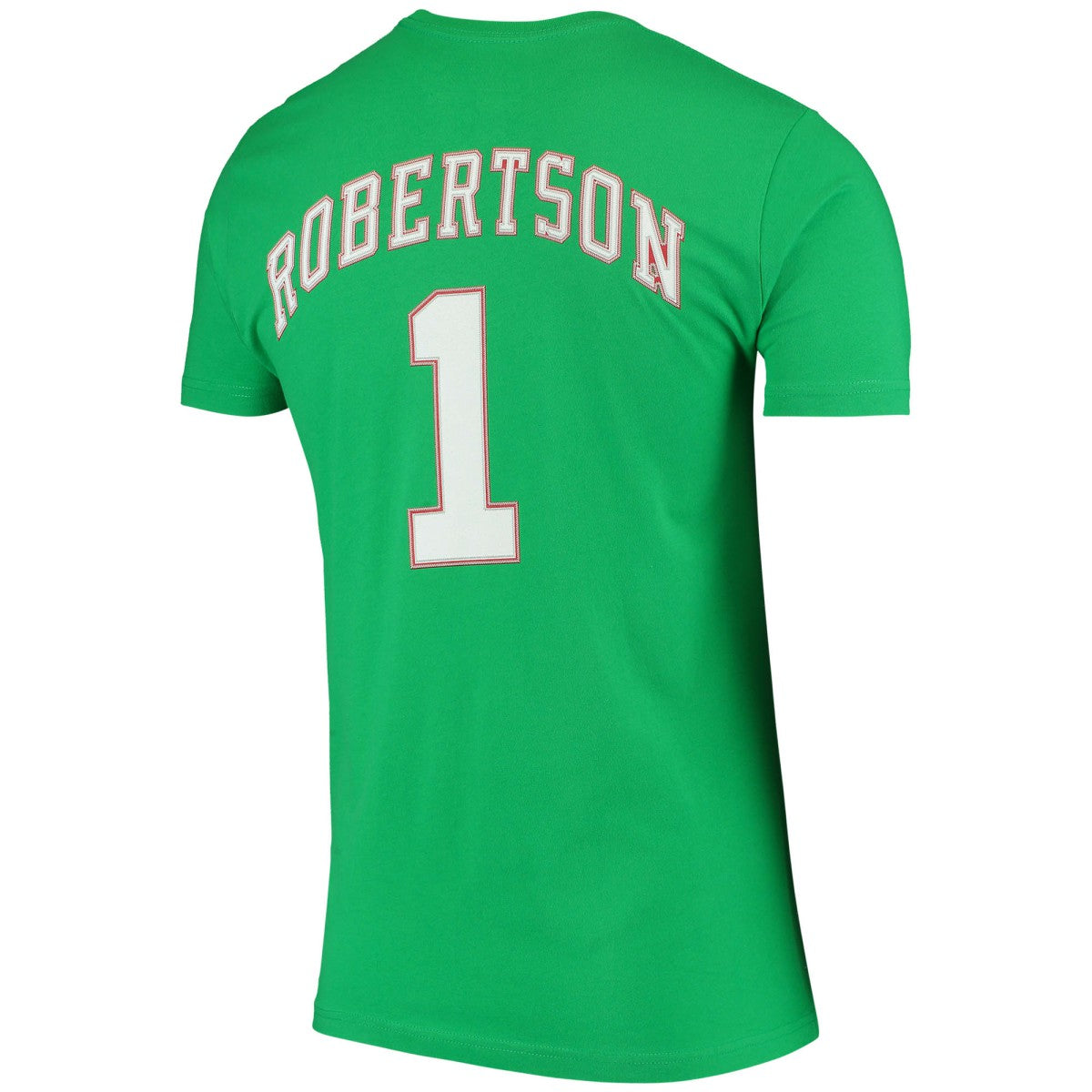 NBA Oscar Robertson Milwaukee Bucks Hardwood Classics Stitch Name & Number T-Shirt