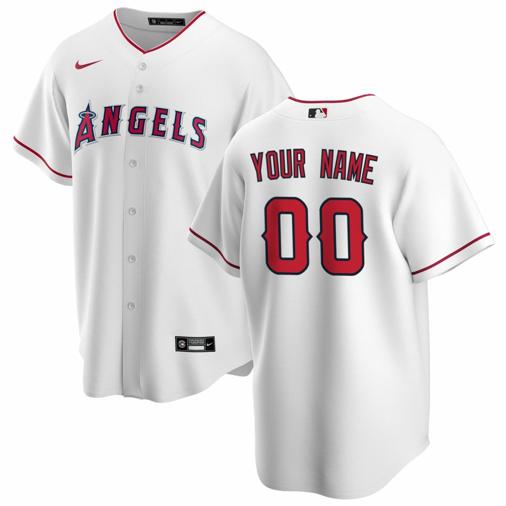 MLB Los Angeles Angels Nike Home Replica Custom Jersey