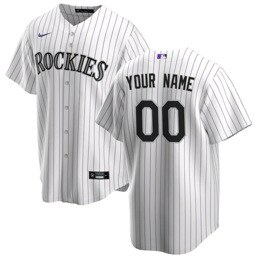 MLB Colorado Rockies Nike Home Replica Custom Jersey