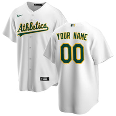MLB Athletics Nike Home Replica Custom Jersey