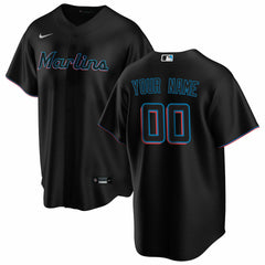 MLB Miami Marlins Nike Alternate Replica Custom Jersey