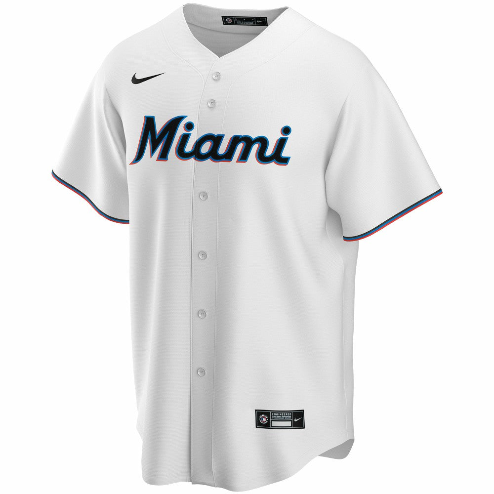 MLB Miami Marlins Nike Home Replica Custom Jersey