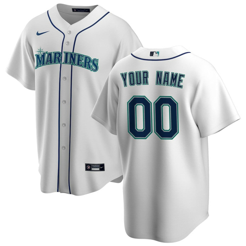 MLB Seattle Mariners Nike Home Replica Custom Jersey