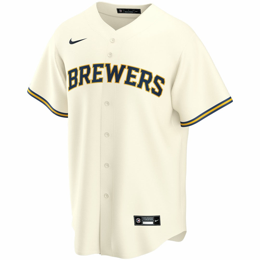 MLB Milwaukee Brewers Nike Home Replica Custom Jersey