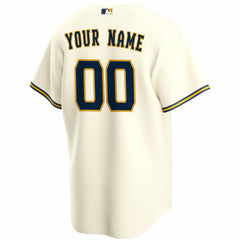 MLB Milwaukee Brewers Nike Home Replica Custom Jersey