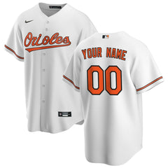 MLB Baltimore Orioles Nike Home Replica Custom Jersey