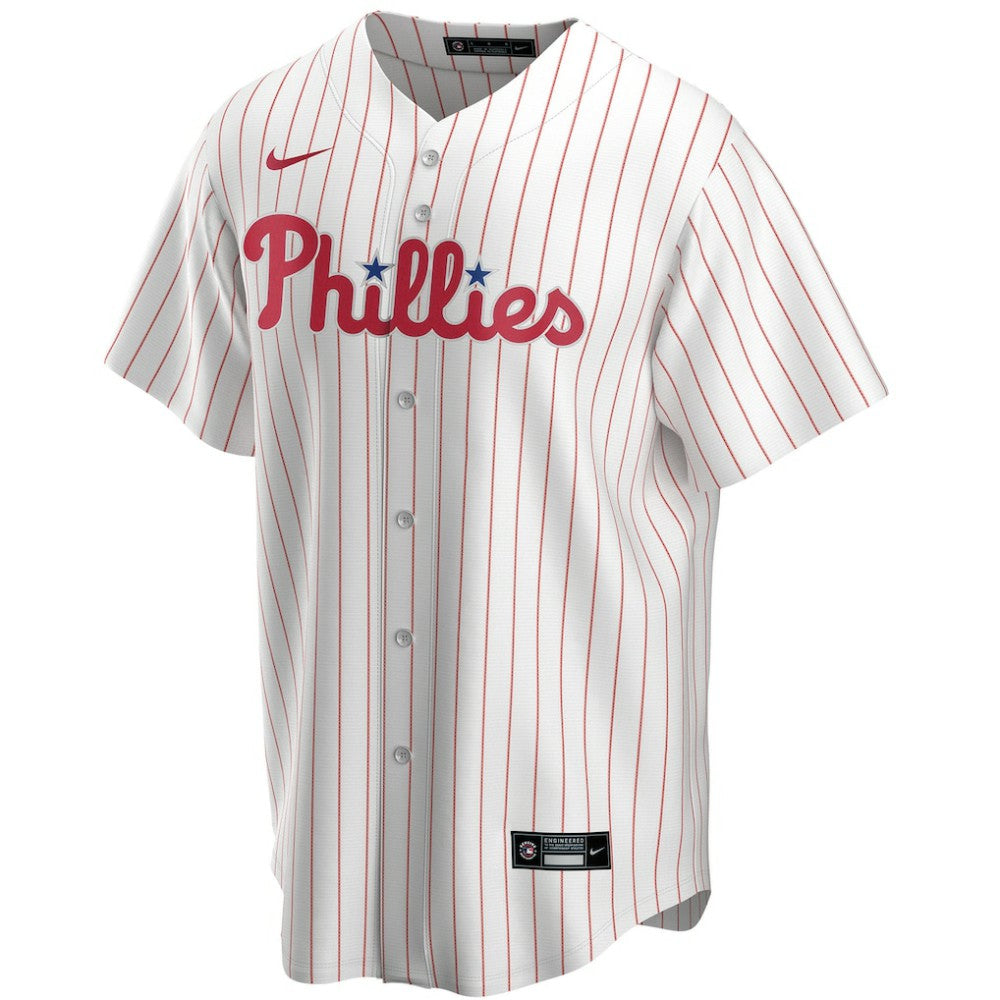 MLB Philadelphia Phillies Nike Home Replica Custom Jersey