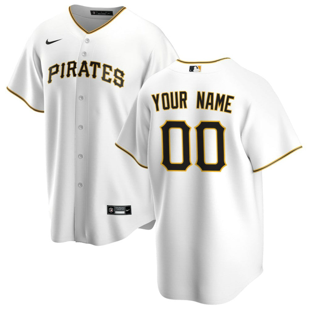 MLB Pittsburgh Pirates Nike Home Replica Custom Jersey