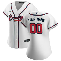 MLB Atlanta Braves Nike Women's Home Replica Custom Jersey