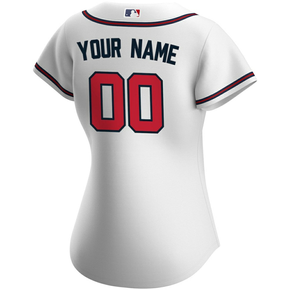 MLB Atlanta Braves Nike Women's Home Replica Custom Jersey