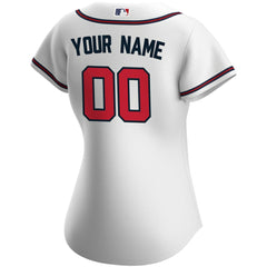 MLB Atlanta Braves Nike Women's Home Replica Custom Jersey