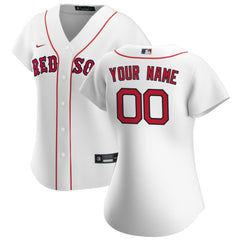 MLB Boston Red Sox Nike Women's Home Replica Custom Jersey