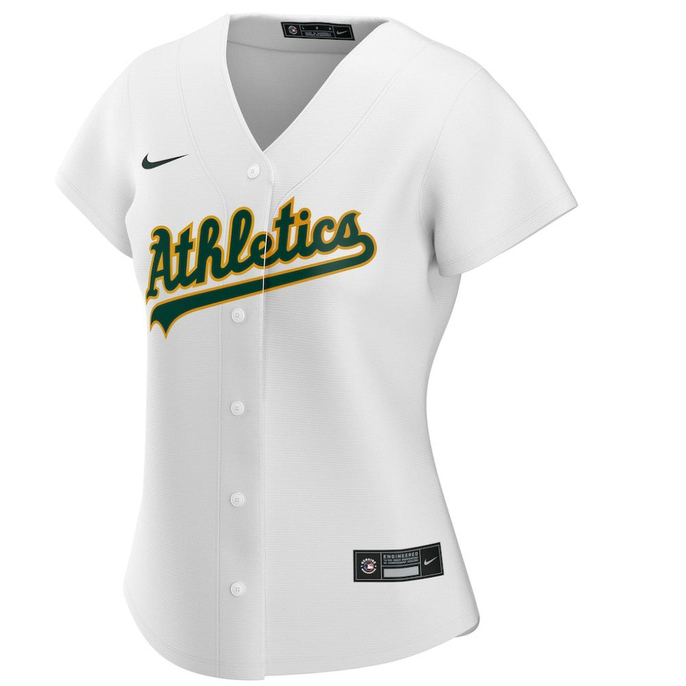MLB Athletics Nike Women's Home Replica Custom Jersey