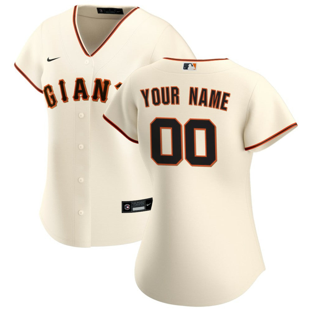 MLB San Francisco Giants Nike Women's Home Replica Custom Jersey