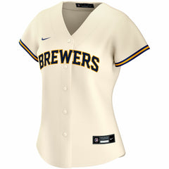 MLB Milwaukee Brewers Nike Women's Home Replica Custom Jersey