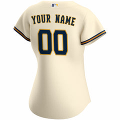 MLB Milwaukee Brewers Nike Women's Home Replica Custom Jersey