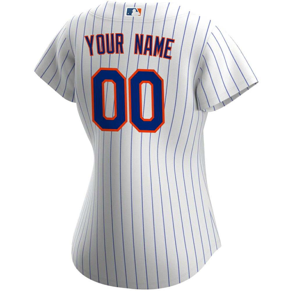 MLB New York Mets Nike Women's Home Replica Custom Jersey