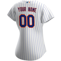 MLB New York Mets Nike Women's Home Replica Custom Jersey