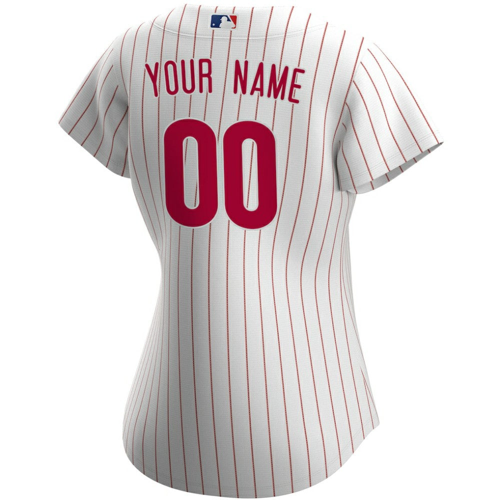 MLB Philadelphia Phillies Nike Women's Home Replica Custom Jersey