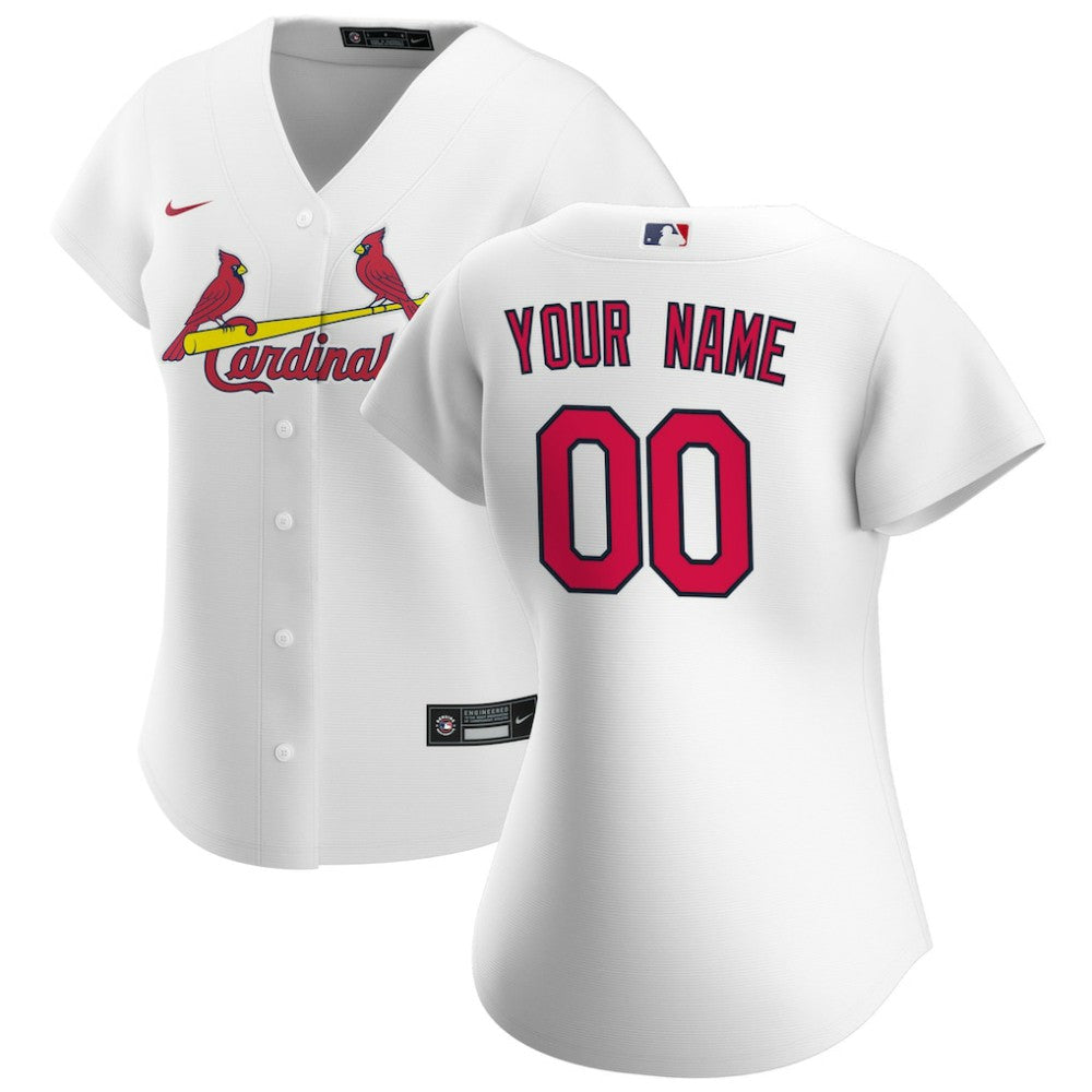 MLB St. Louis Cardinals Nike Women's Home Replica Custom Jersey