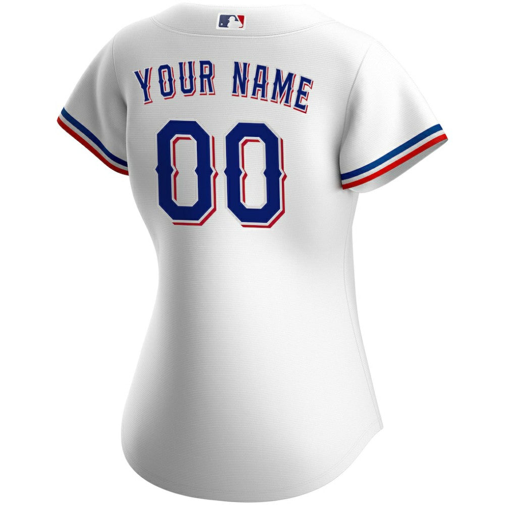 MLB Texas Rangers Nike Women's Home Replica Custom Jersey