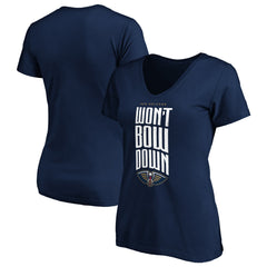 NBA New Orleans Pelicans Women's Won't Bow Down V-Neck T-Shirt