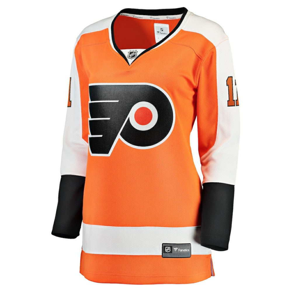 NHL Orange Travis Konecny Philadelphia Flyers Fanatics Women's Home Breakaway Jersey