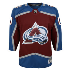 NHL Burgundy Colorado Avalanche Youth Home Premier Custom Jersey
