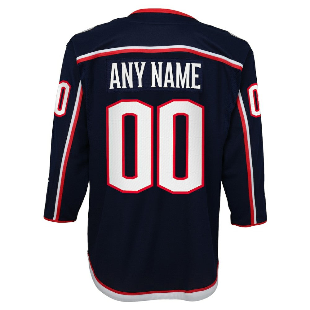 NHL Navy Columbus Blue Jackets Youth Home Premier Custom Jersey