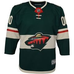 NHL Green Minnesota Wild Youth Home Premier Custom Jersey