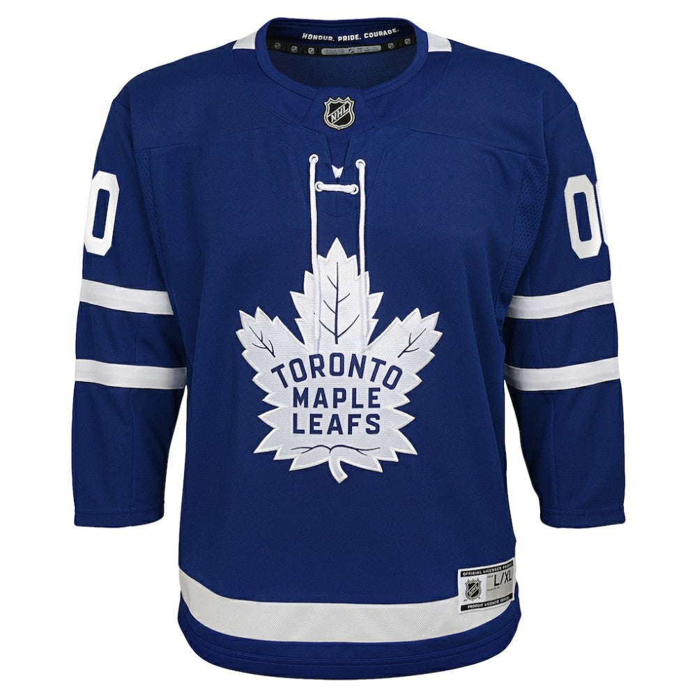 NHL Blue Toronto Maple Leafs Youth Home Premier Custom Jersey