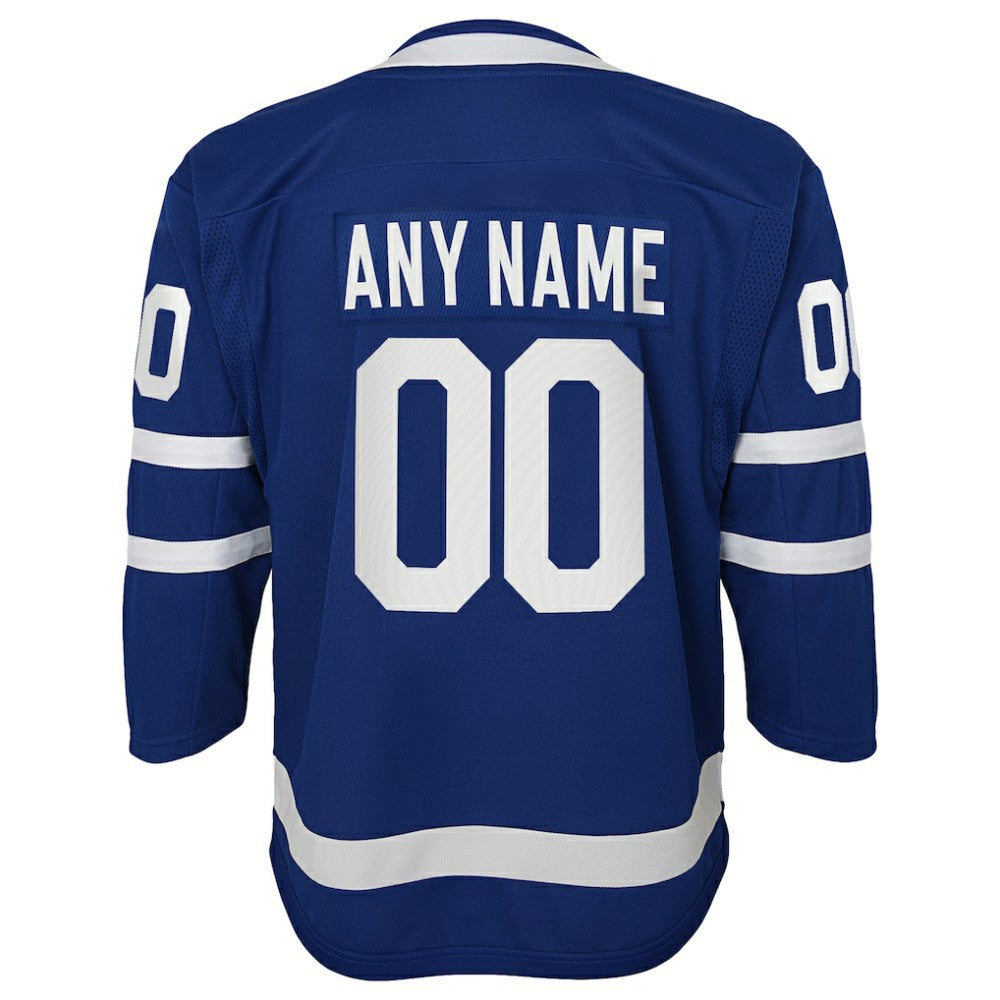 NHL Blue Toronto Maple Leafs Youth Home Premier Custom Jersey