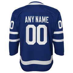 NHL Blue Toronto Maple Leafs Youth Home Premier Custom Jersey