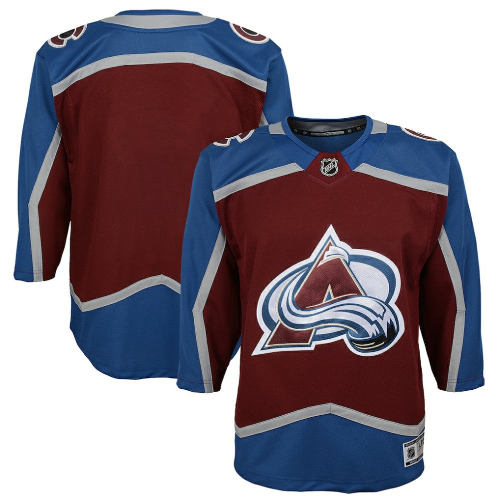 NHL Burgundy Colorado Avalanche Youth Home Premier Jersey