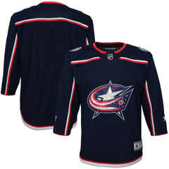 NHL Navy Columbus Blue Jackets Youth Home Premier Jersey