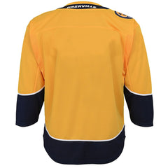 NHL Yellow Nashville Predators Youth Home Premier Blank Jersey