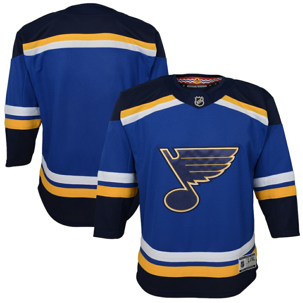 NHL Blue St. Louis Blues Youth Home Premier Jersey