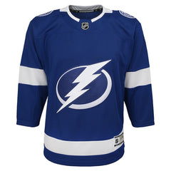 NHL Blue Tampa Bay Lightning Youth Home Blank Premier Jersey