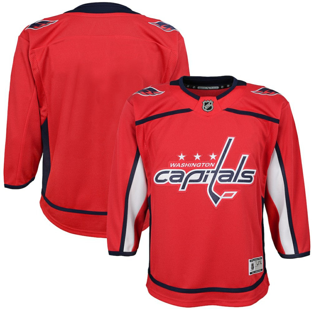 NHL Red Washington Capitals Youth Home Blank Premier Jersey