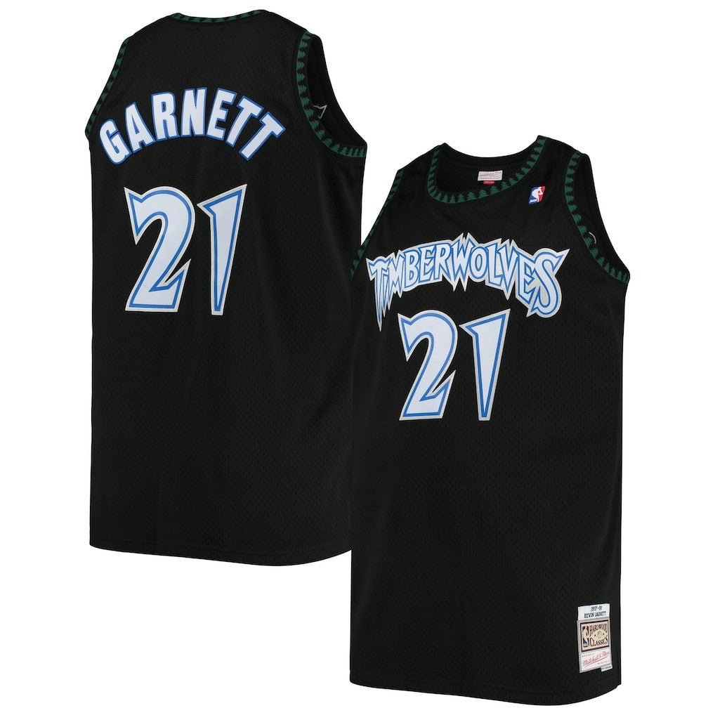 NBA Kevin Garnett Minnesota Timberwolves 1997/98 Big & Tall Hardwood Classics Swingman Jersey
