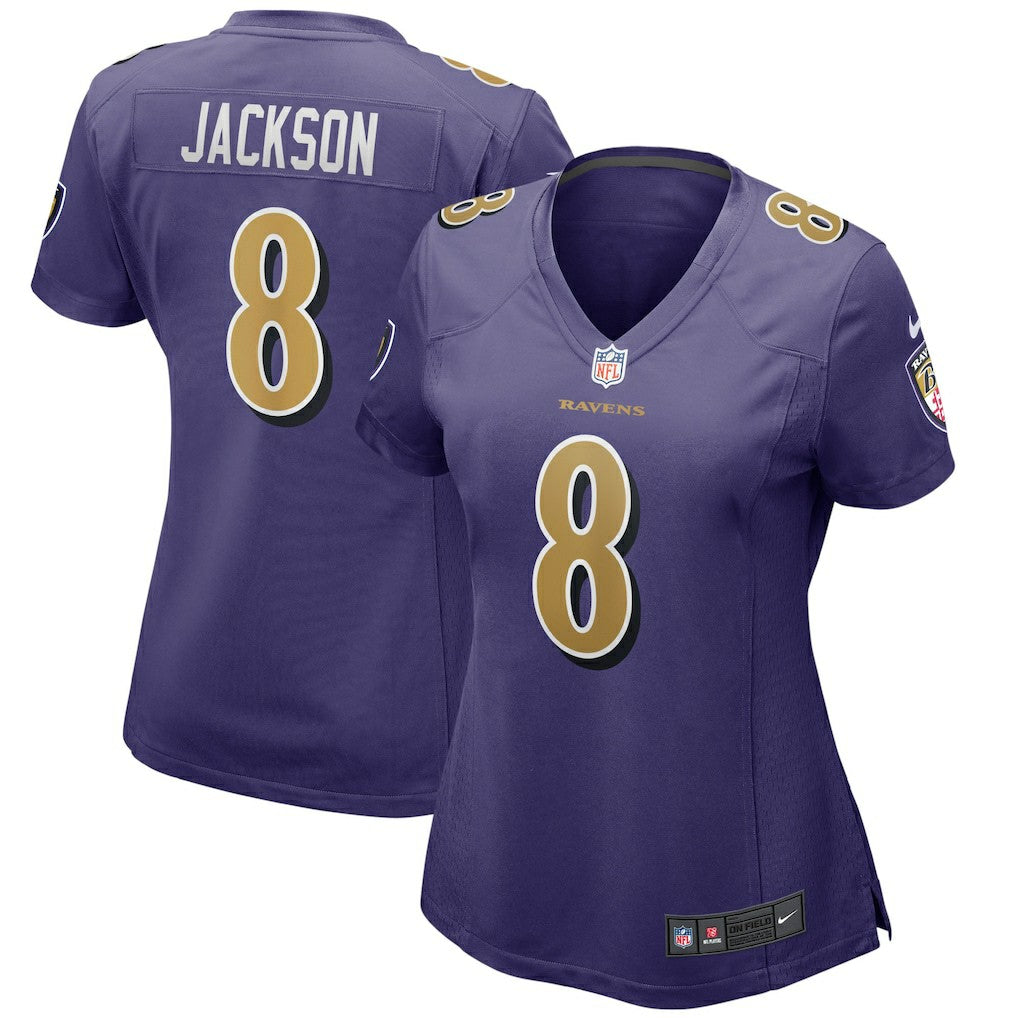 Lamar Jackson  Women's Alternate Game Player Jersey - Baltimore Ravens