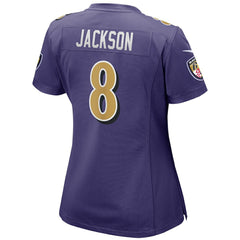 Lamar Jackson  Women's Alternate Game Player Jersey - Baltimore Ravens