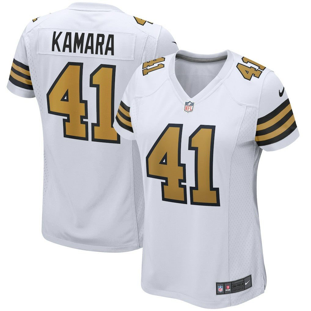 Alvin Kamara  Women's Alternate Game Player Jersey - New Orleans Saints