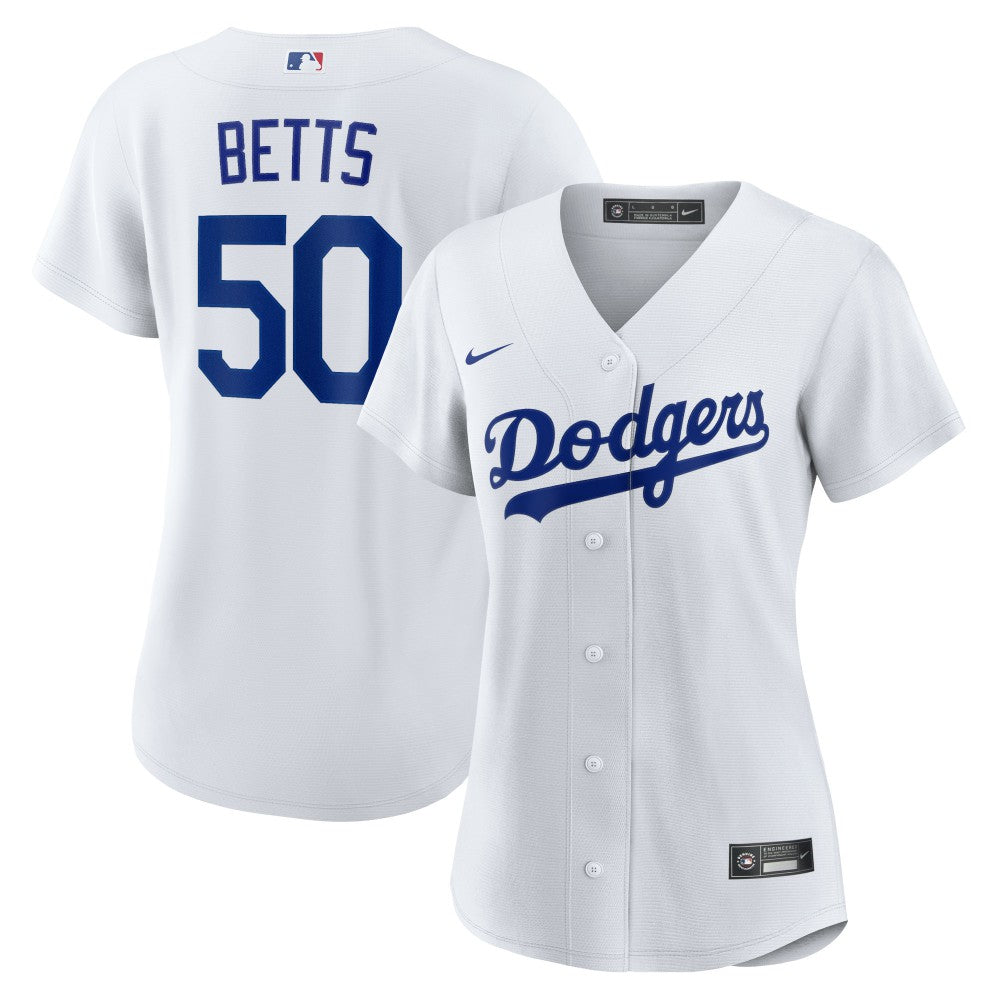 MLB Mookie Betts Los Angeles Dodgers Nike Women's Home Replica Player Jersey