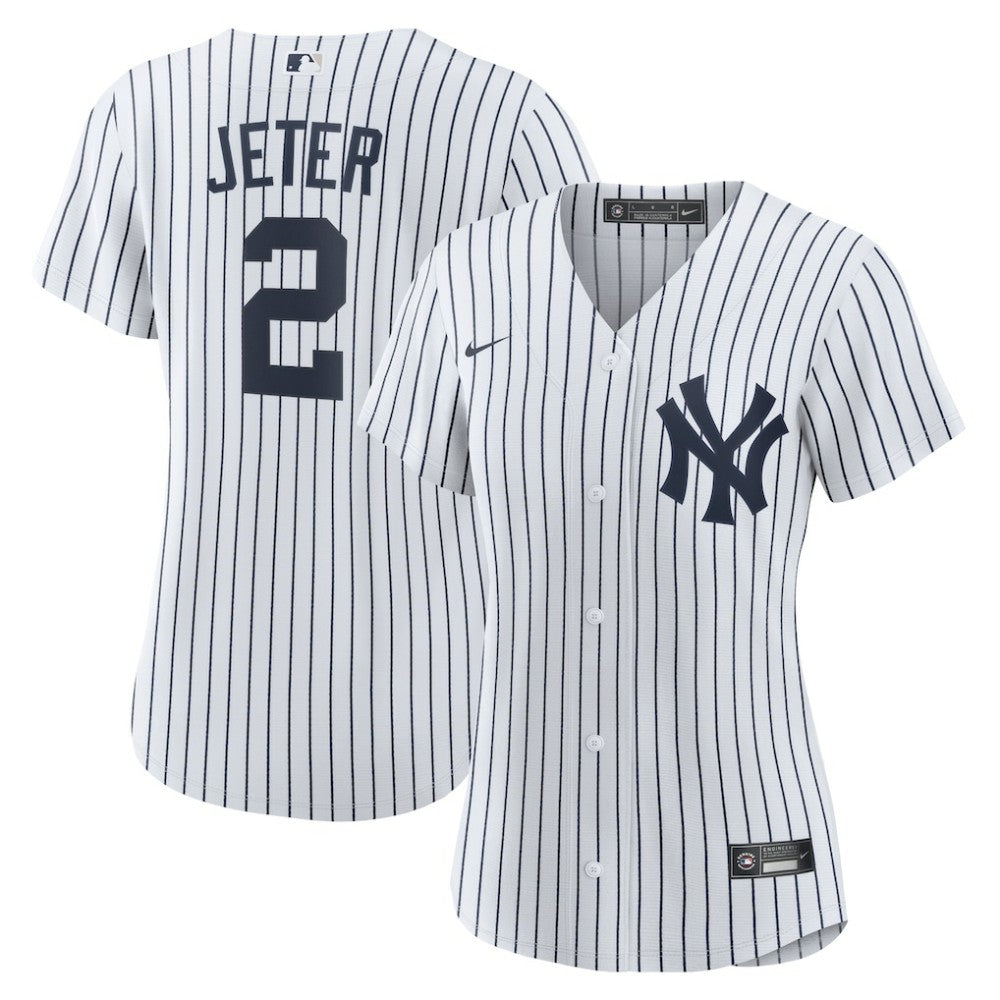 MLB Derek Jeter New York Yankees Nike Women's Home Replica Player Name Jersey