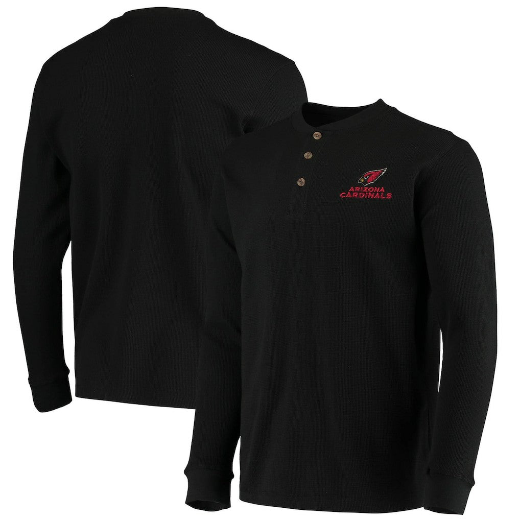 Dunbrooke Logo Maverick Thermal Henley Long Sleeve T-Shirt - Arizona Cardinals
