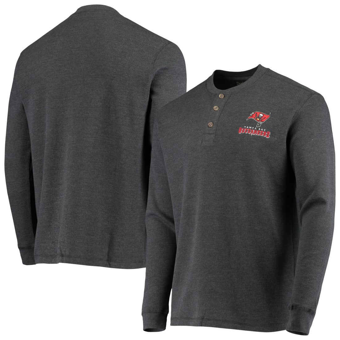 Dunbrooke Logo Maverick Thermal Henley Long Sleeve T-Shirt - Tampa Bay Buccaneers