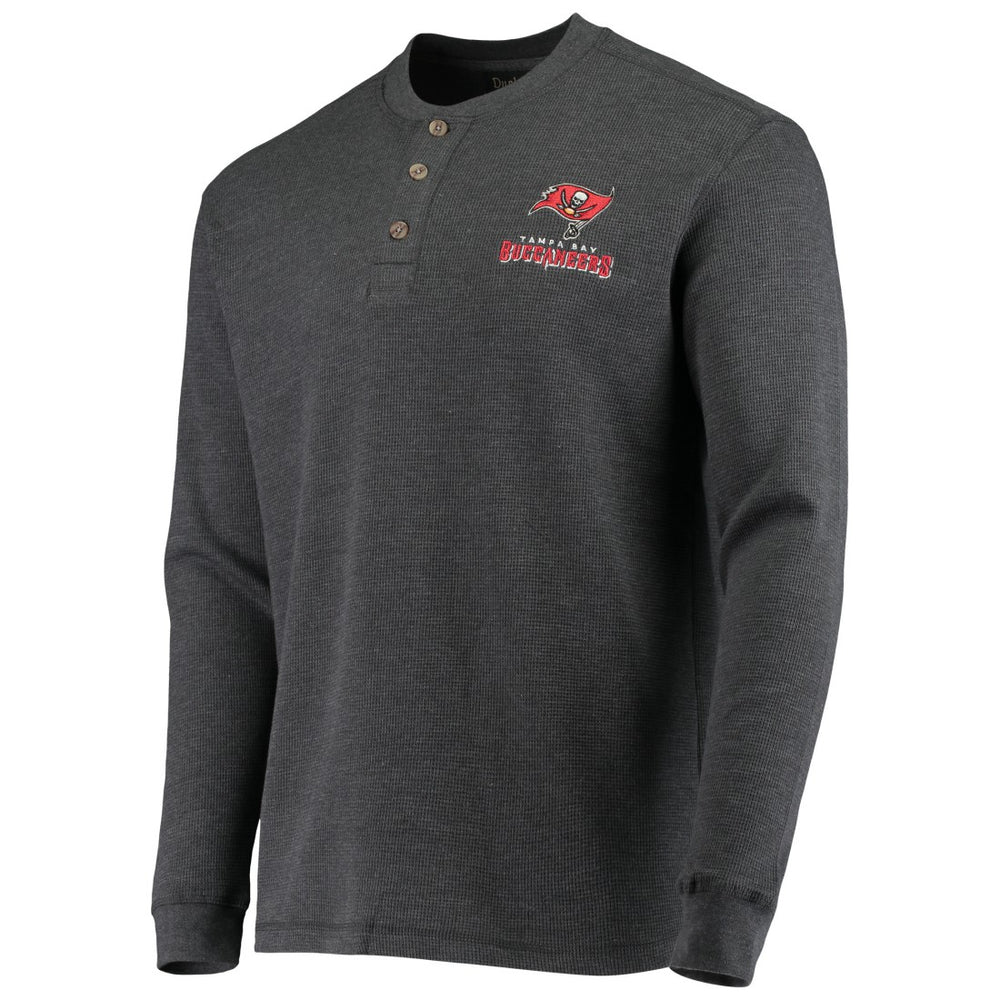Dunbrooke Logo Maverick Thermal Henley Long Sleeve T-Shirt - Tampa Bay Buccaneers