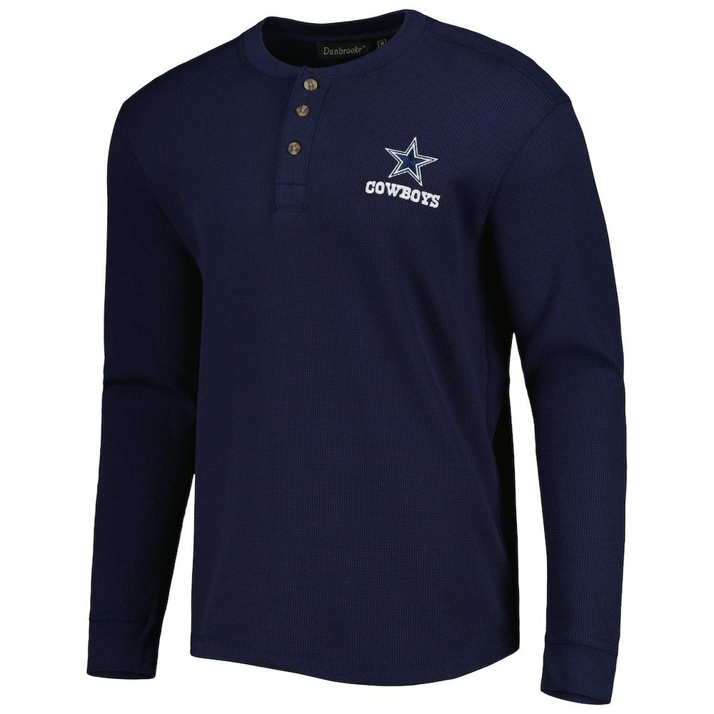Maverick Thermal Henley Long Sleeve T-Shirt - Dallas Cowboys